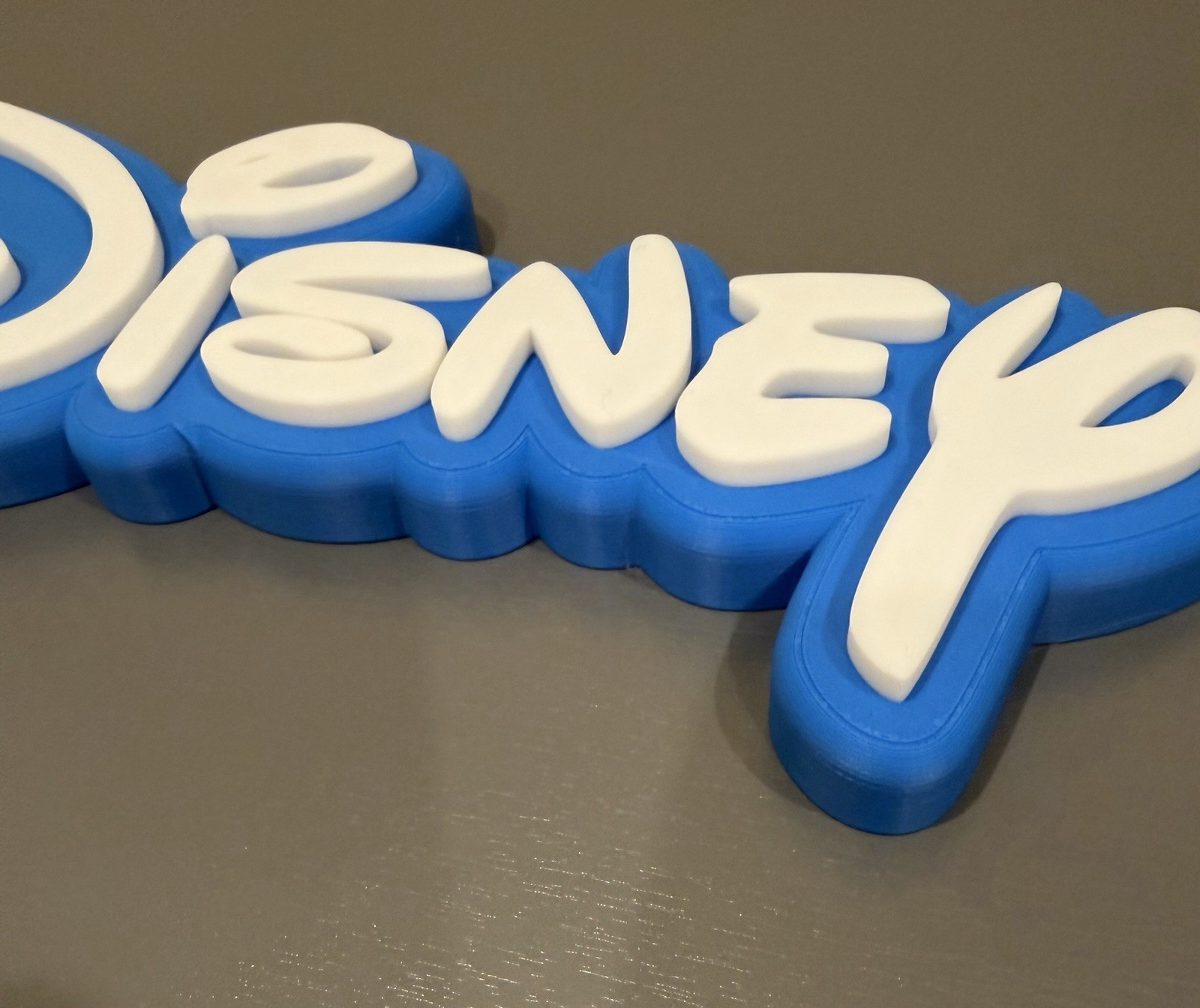 WALT DISNEY LOGO SIGN PLAQUE 13” WIDE LARGE TRUSTED SELLER SEE FEEDBACK