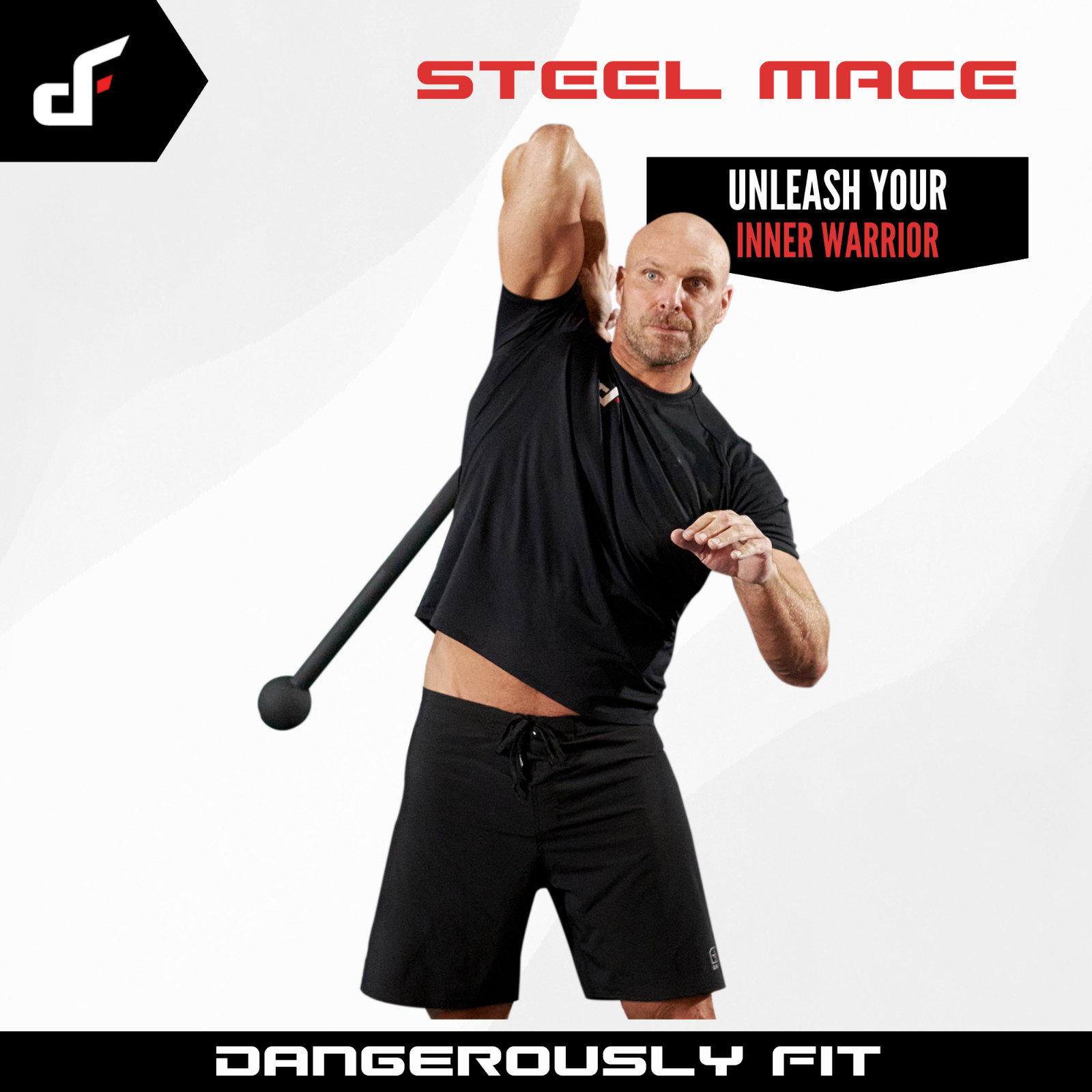 Steel Mace (7lb to 60lb) - Dangerously Fit Mace Bell Training