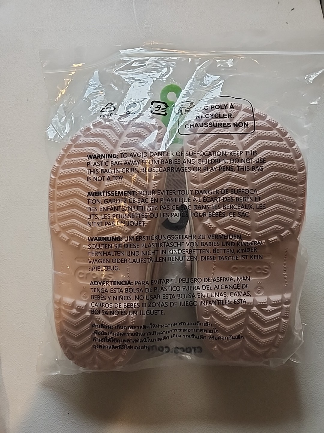 Crocs Crocband Clogs Quartz Pink Unisex M4 W6 New With Tags