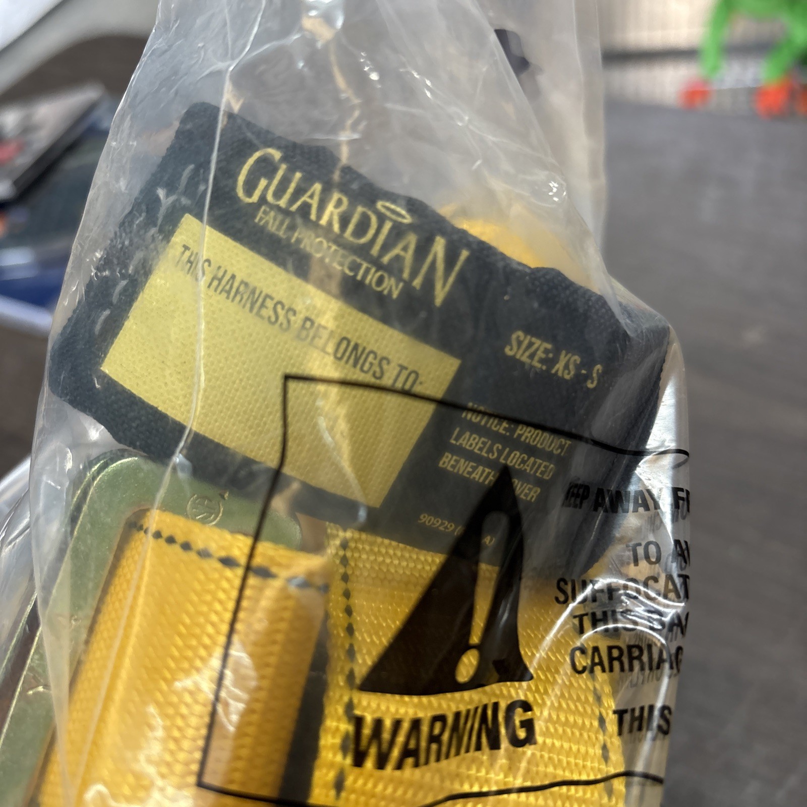 Guardian Fall Protection Series 1 Harness XS-S~~PT chest, TB legs & Side D-Rings