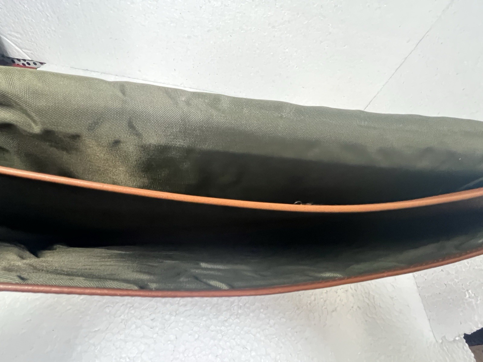 Vintage Amiet Locking Leather Folio Top Grain Cowhide