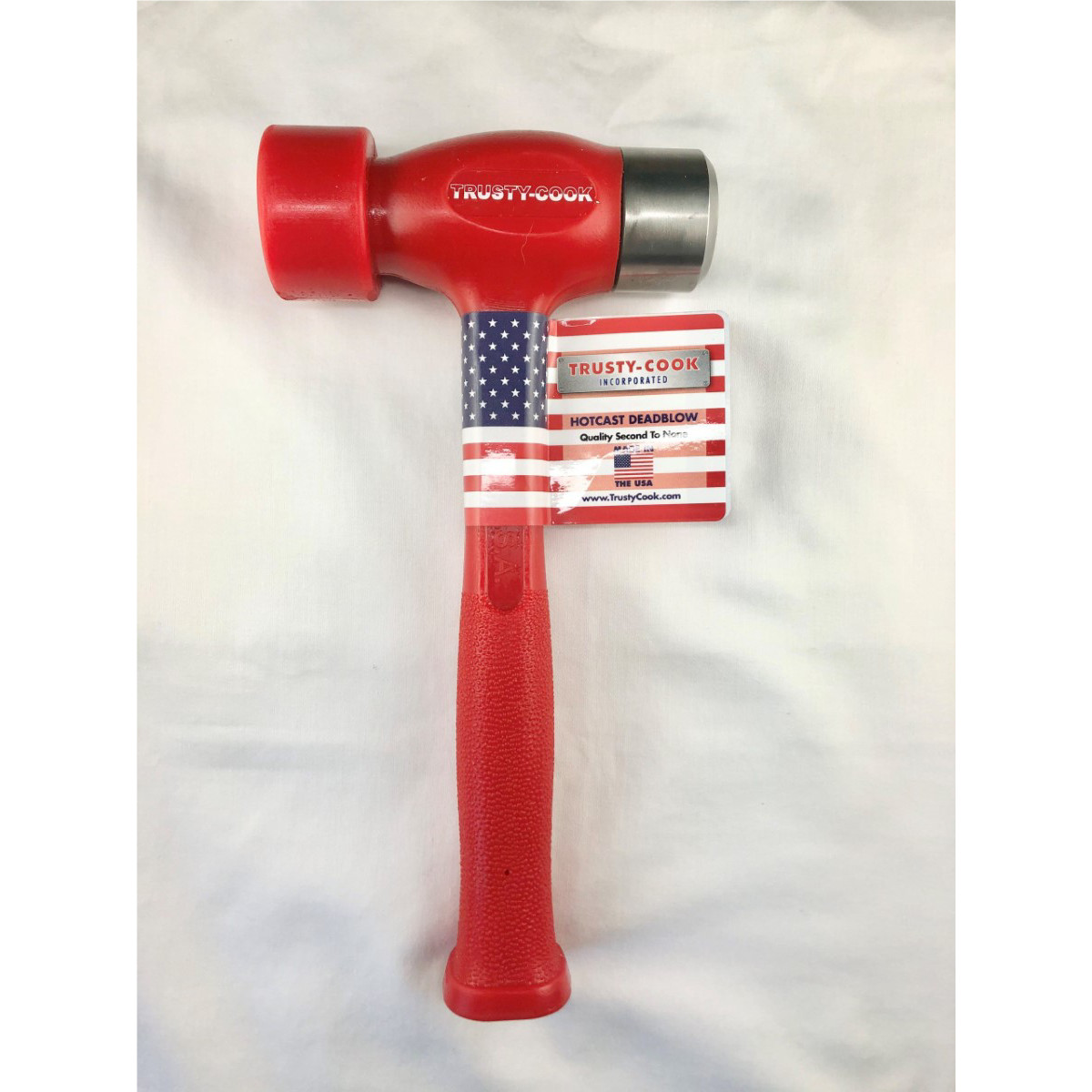 Trusty Cook Inc. 45 oz Soft-Face/Steel Face Dead Blow Hammer - - Model TC45SC -