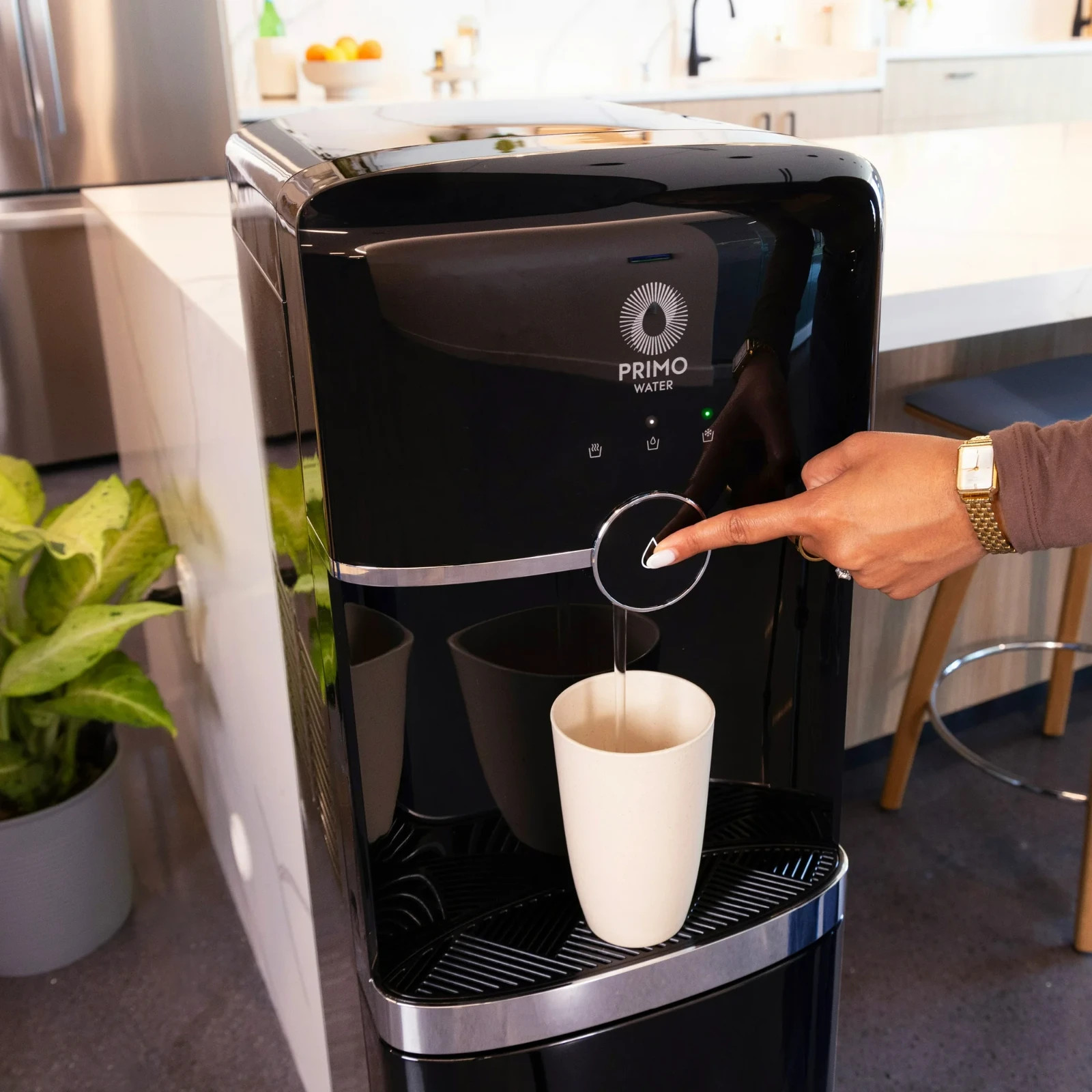 Brand New Primo Smart Touch Bottom Load Water Dispenser Hot Cold Black 601242-C