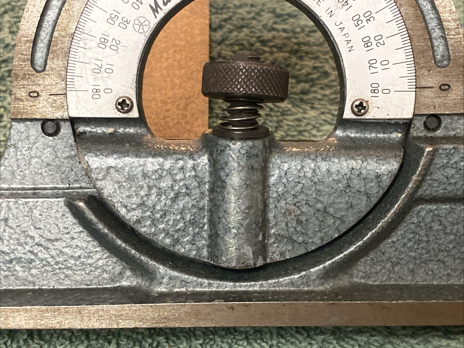 Mitutoyo 180-301 Combination Protractor Head Machinist Tool Made in Japan