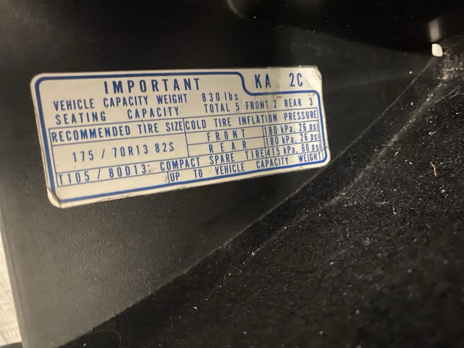 88-91 Honda Civic Wagon GloveBox GRAY with rail Glove Compartment OEM