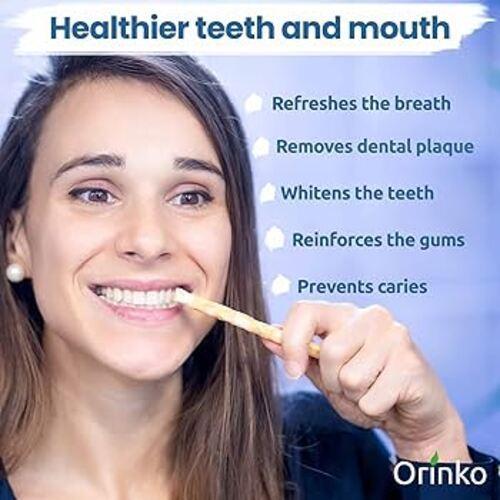 Al-Riyan Sewak Traditional Miswak Toothbrush-Vacuum Packed Natural Flavor