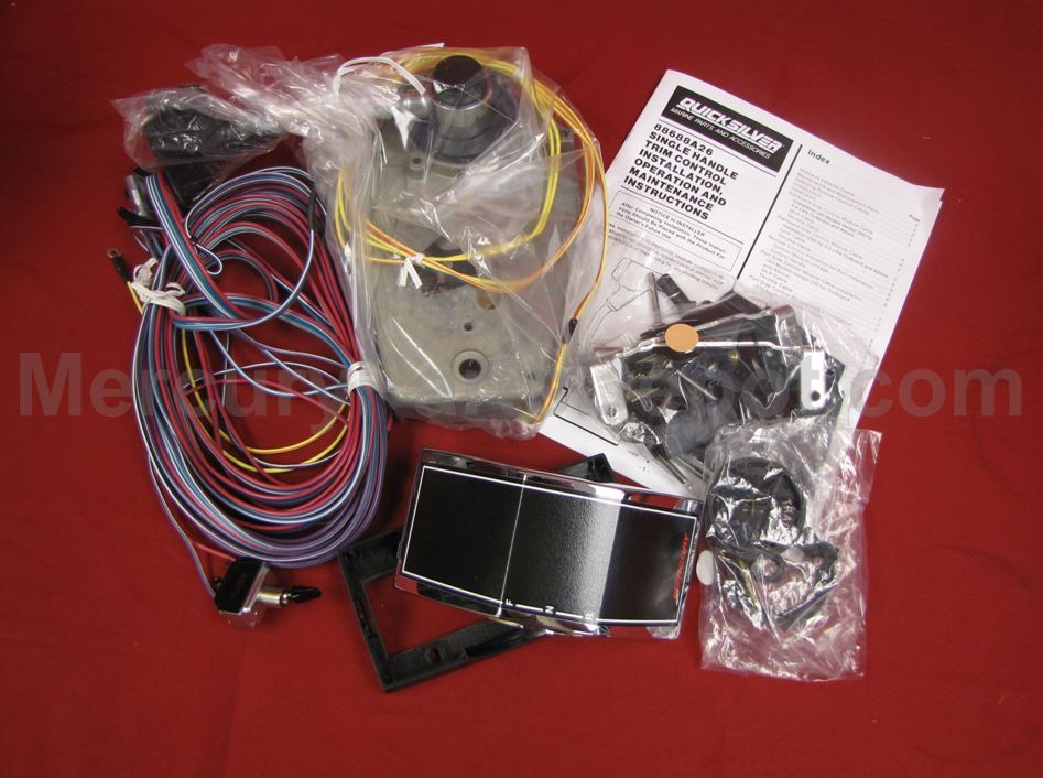 New Mercury OEM Binnacle/Concealed Console Mount Remote Control Kit 88688A26