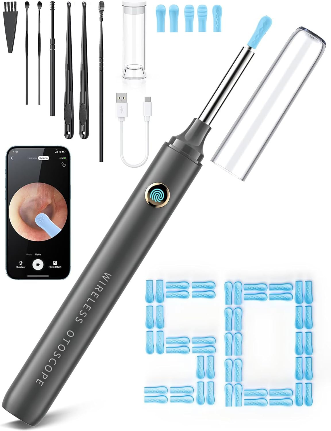 Ear Wax Removal Tool Camera - Ear Cleaner with 1080P HD Camera, FSA - HSA Store