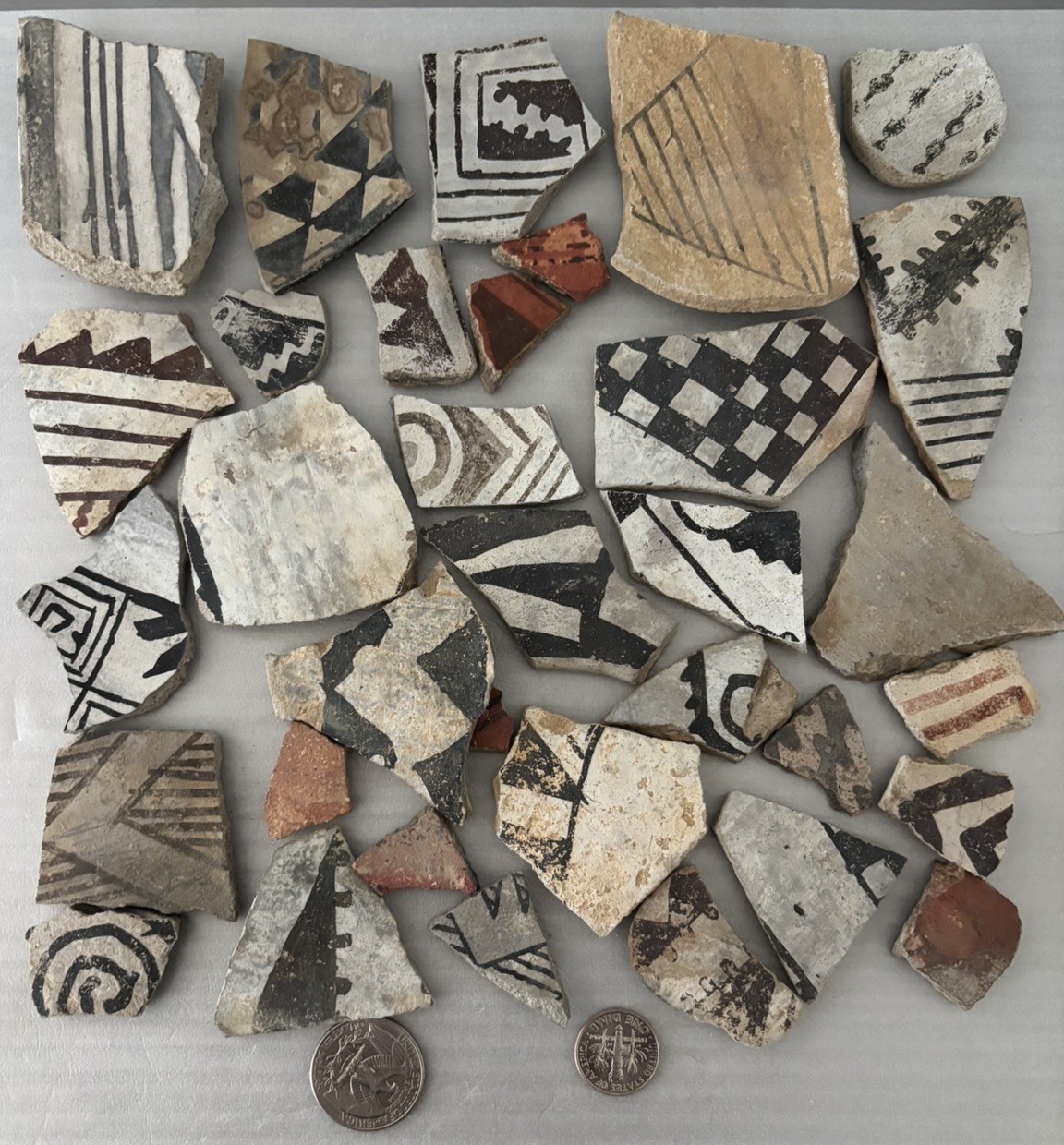 Ancient Anasazi Native American Pottery Shards Arizona L10-G FREE SHIP