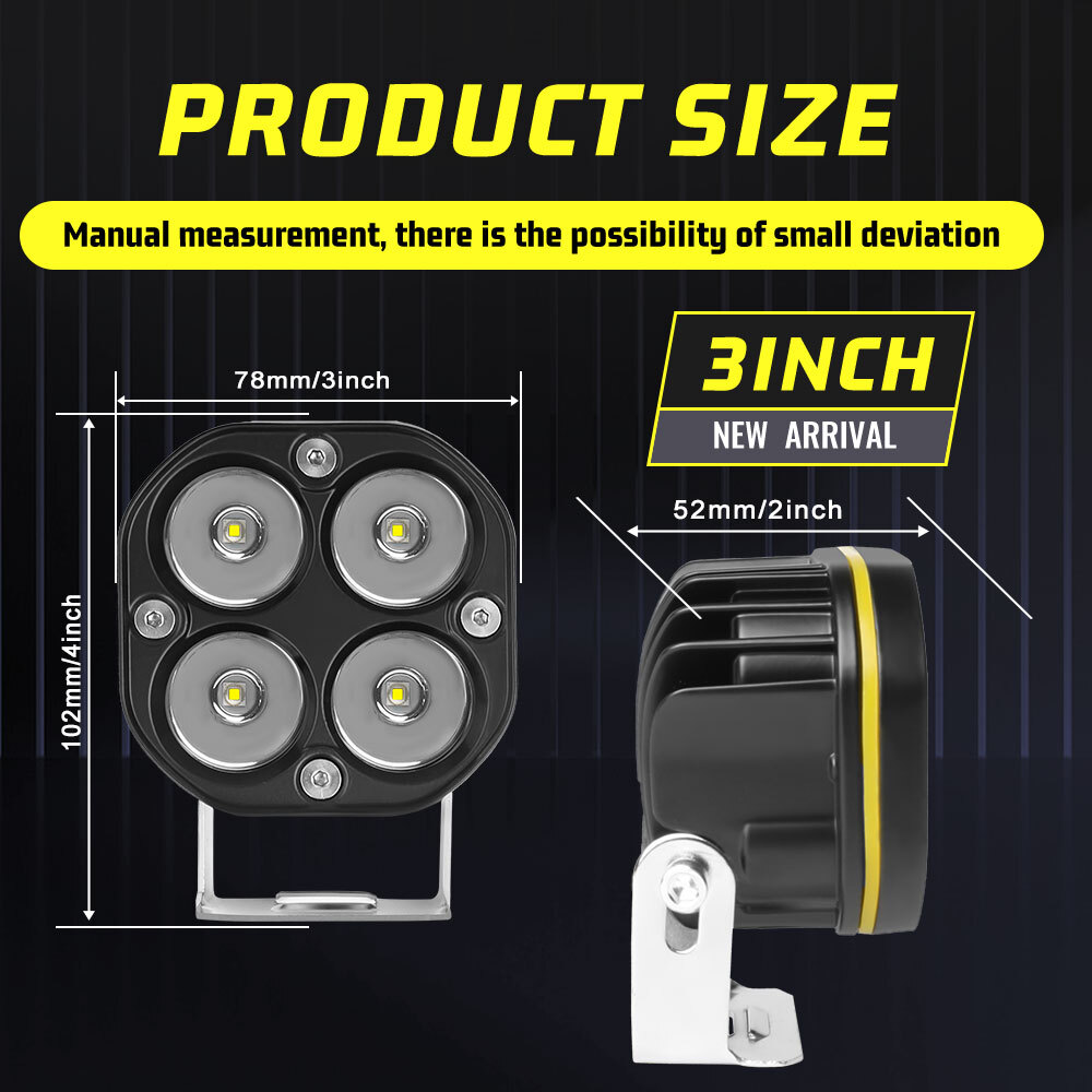 For 2017-25 Can-am Maverick X3 Curved 50'' LED Light Bar Roof Bracket + 4" Pods