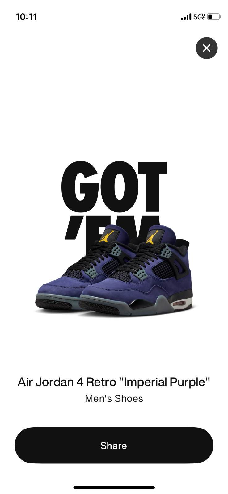 Jordan Air Jordan 4 Lakers Lakeshow * In Hand*