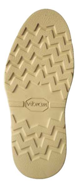 VIBRAM 4014 Cristy Cushion Unit Rubber Full Sole 1 Pair  Natural (Cream)