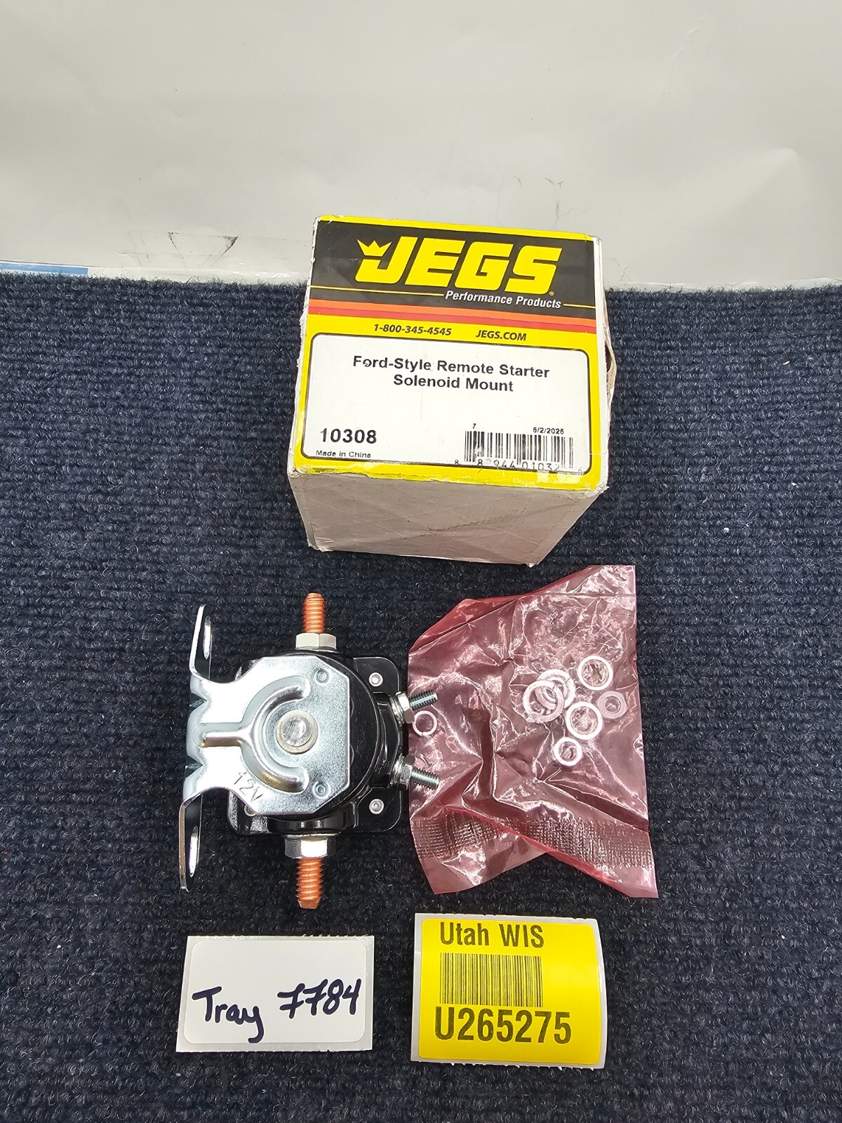 JEGS 10308 Ford-Style Remote Mount Starter Solenoid