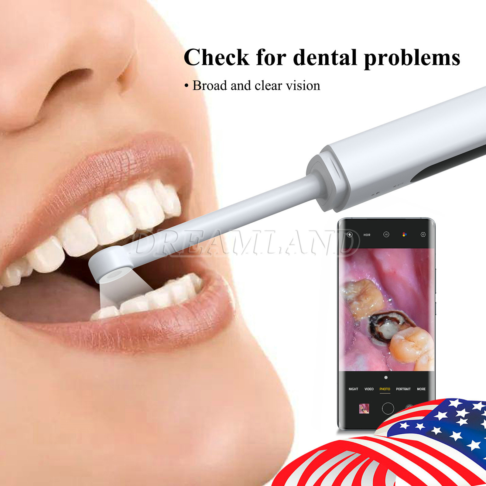 Dental Camera Intra Oral Odontologia Camara Intraoral Endoscope Inspect Tooth US