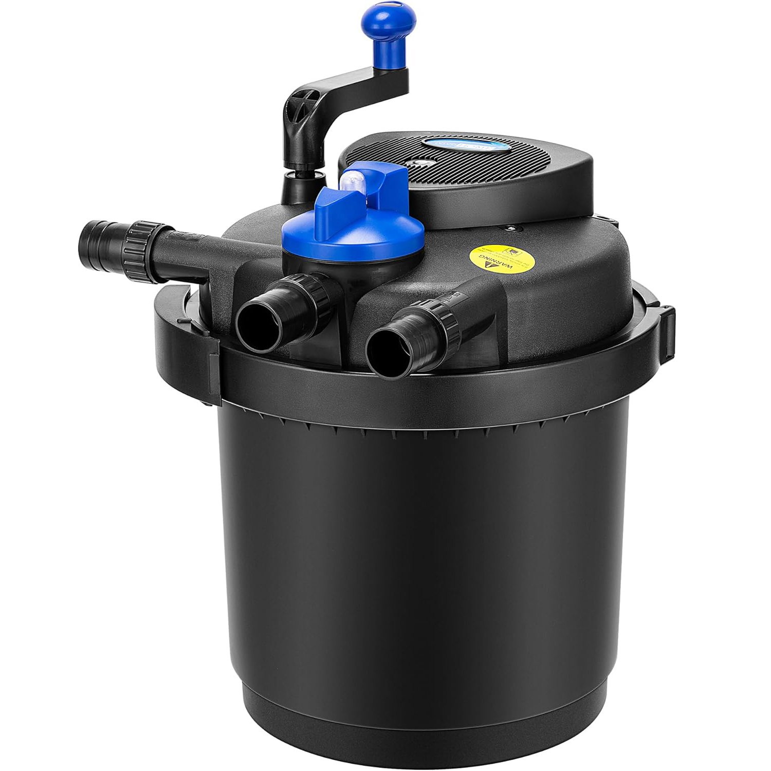 1580GPH Pond Pressure Bio Filter UV Sterilizer Koi Fish Pond Filter 13W Light