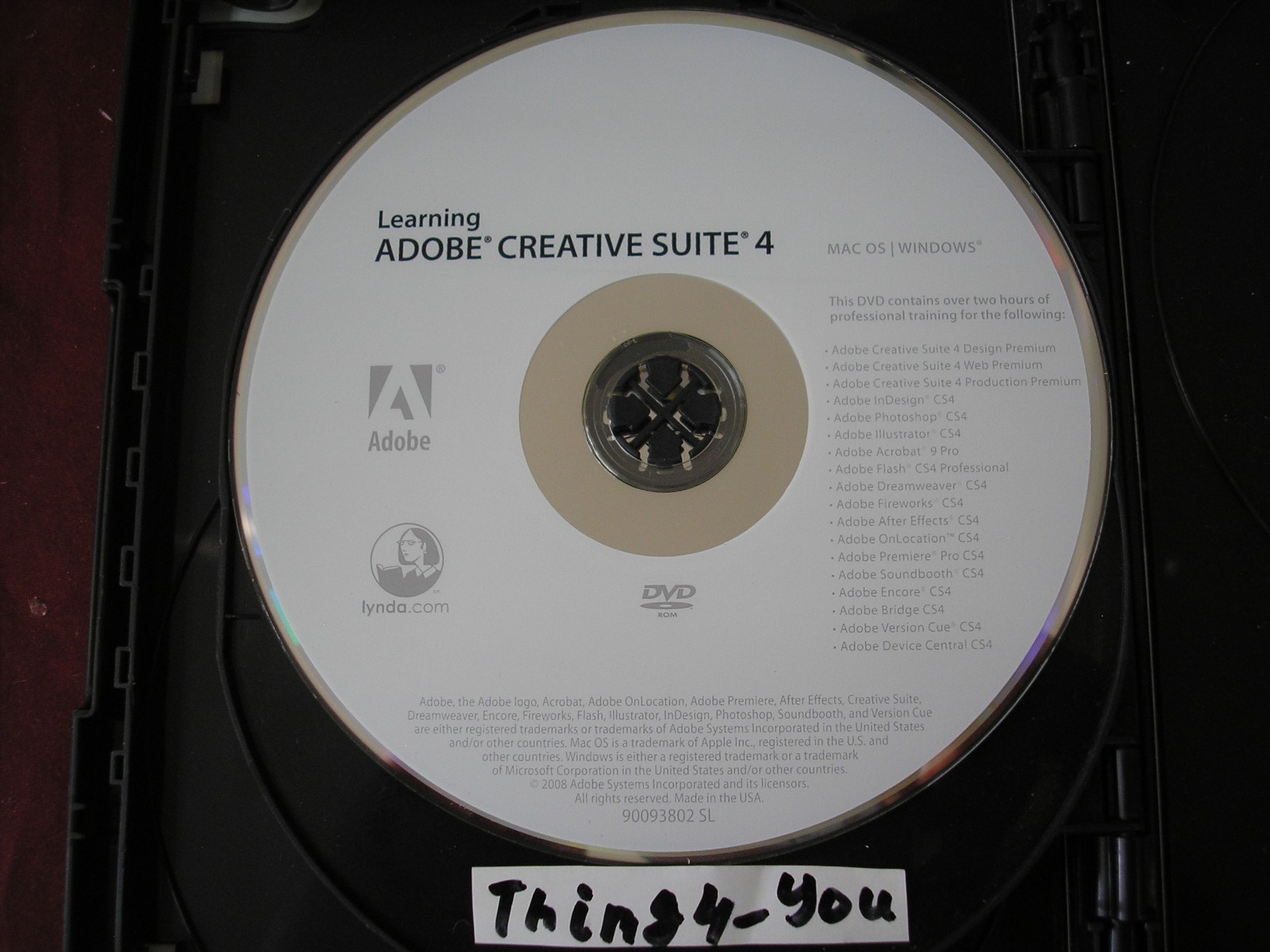 Adobe Creative Suite 4 CS4 WEB Premium For Windows PC Full Retail DVD Ver. w/SN