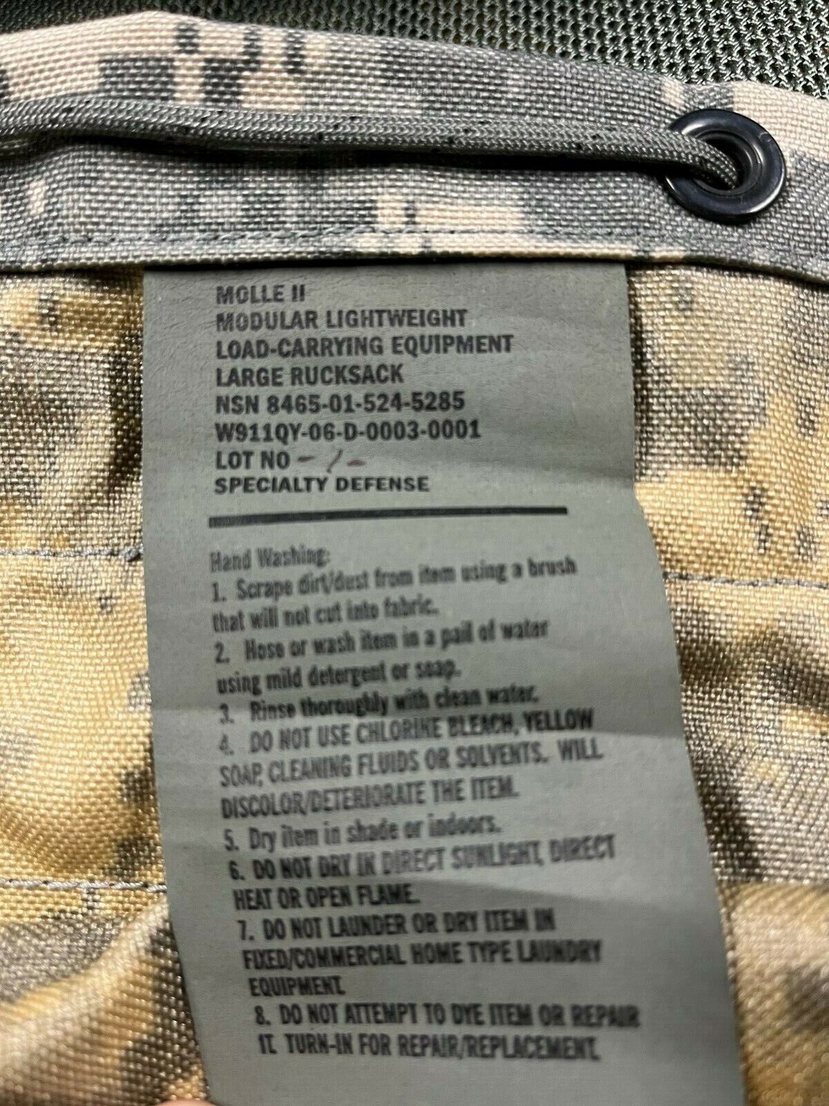 USGI MOLLE II ACU Large Field Pack Rucksack Complete w/ Sustainment Pouches NEW