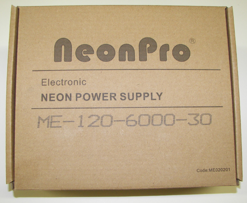 NeonPro ME-120-6000-30 NEON SIGN POWER SUPPLY TRANSFORMER - NEW, UL Listed