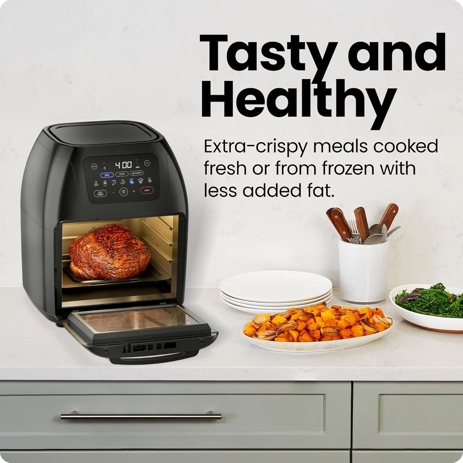 CHEFMAN 10QT Multifunctional Digital Air Fryer+ Rotisserie Dehydrator (Open Box)