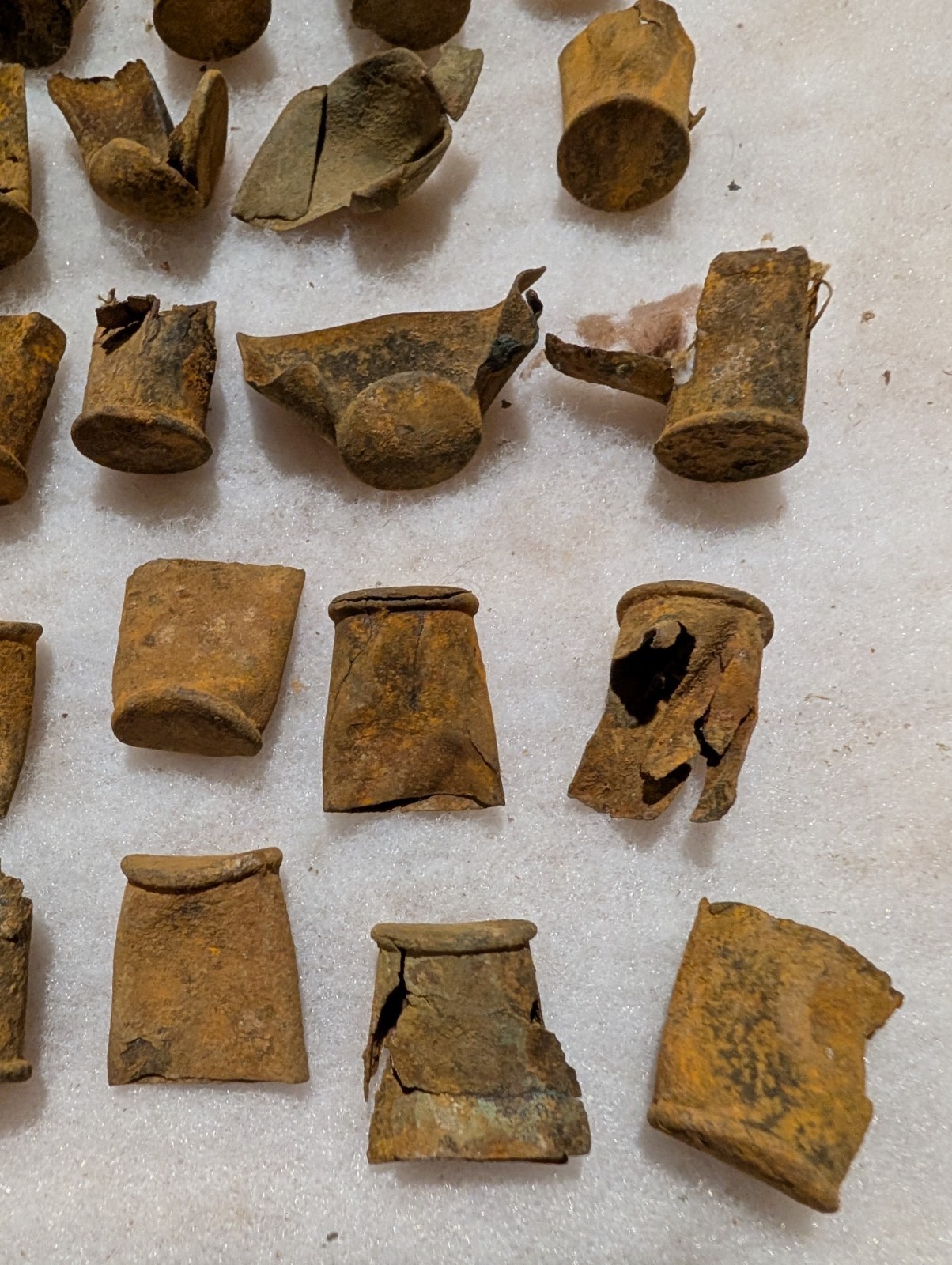 Civil War Bullets, Spencer Hulls Spent. Dug In Waterloo Al 30pc