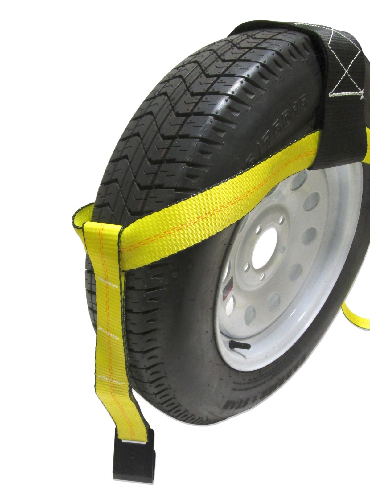 Adjustable Tow Dolly Wheel Basket Strap Universal Fit Tie Down Car Carrier 1 Set