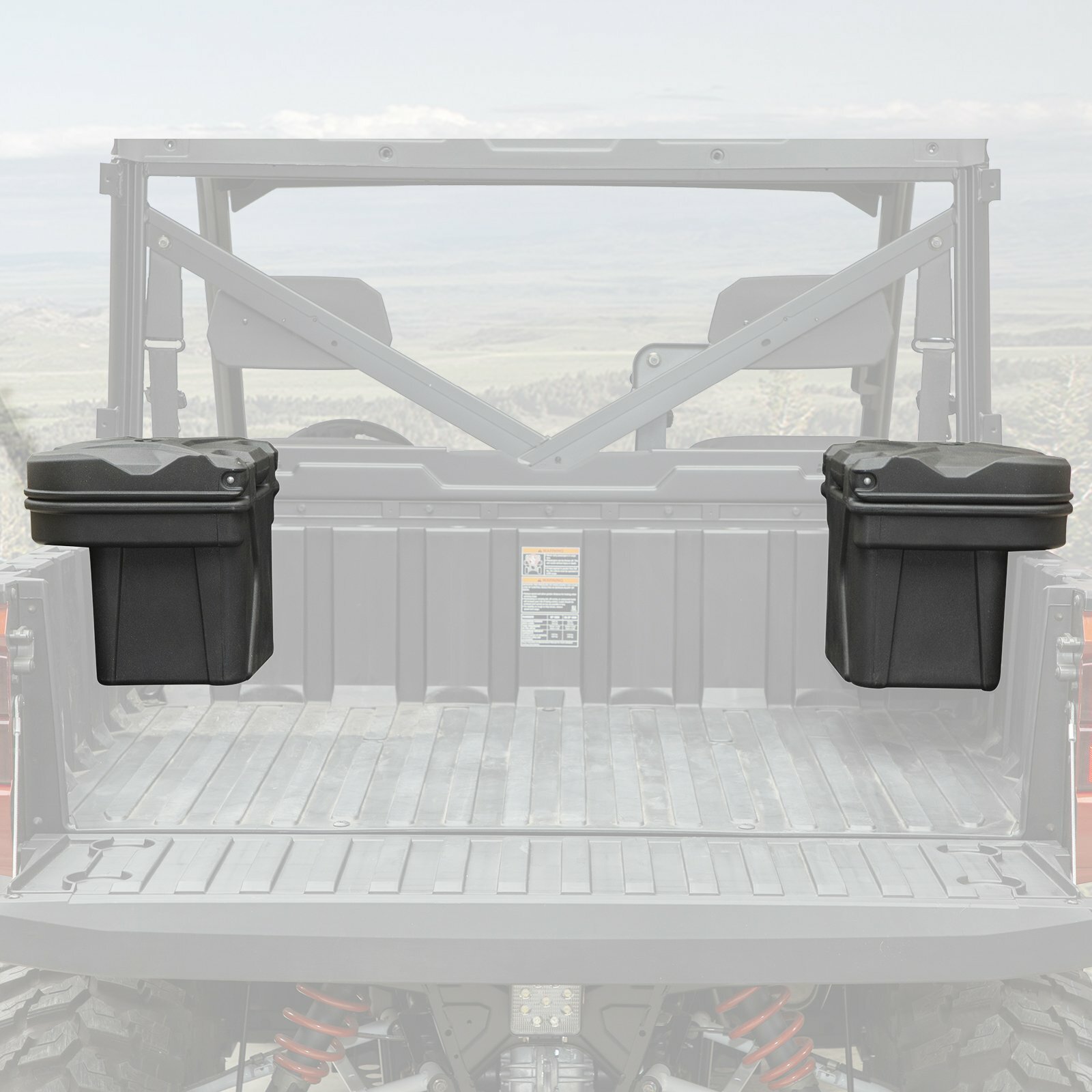 2Pcs Cargo Storage Box for Polaris Ranger XP 570 /700/900/1000 General 2016-2025