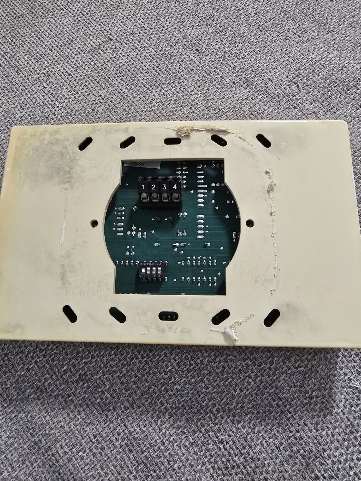 Silent Knight 5230 Fire Alarm Annunciator Used -working at time of removal