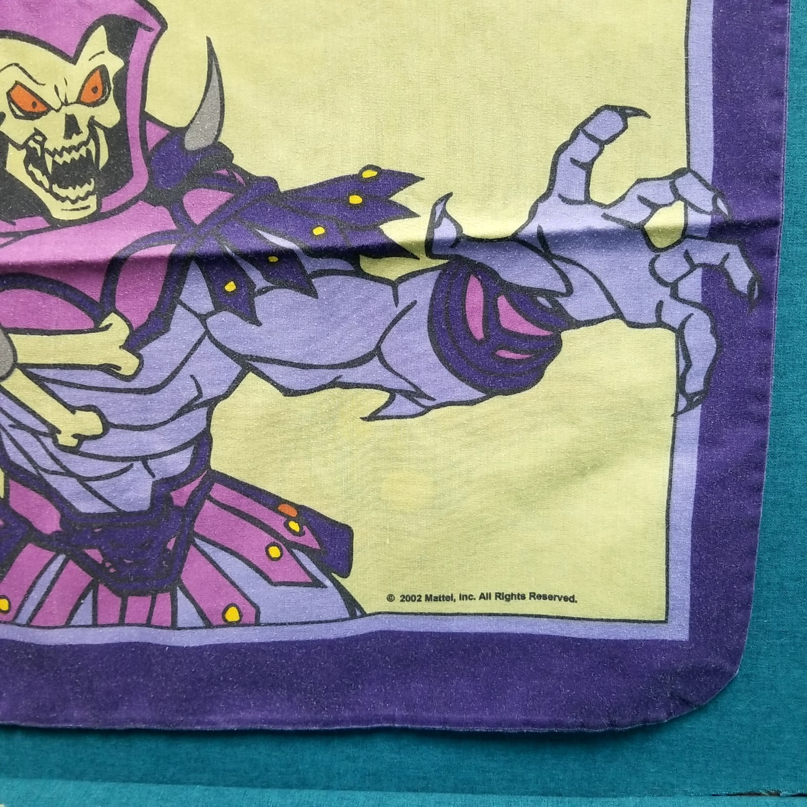 VTG 2002 Mattel Masters of the Universe He Man Skeletor Fitted/Flat/Pillow Sheet