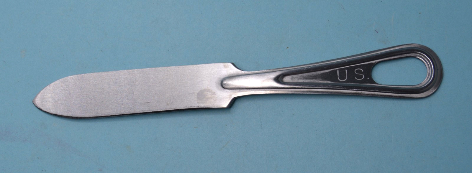 US Military Mess Kit Knife stainless steel butter knife 7 3/8" x1"