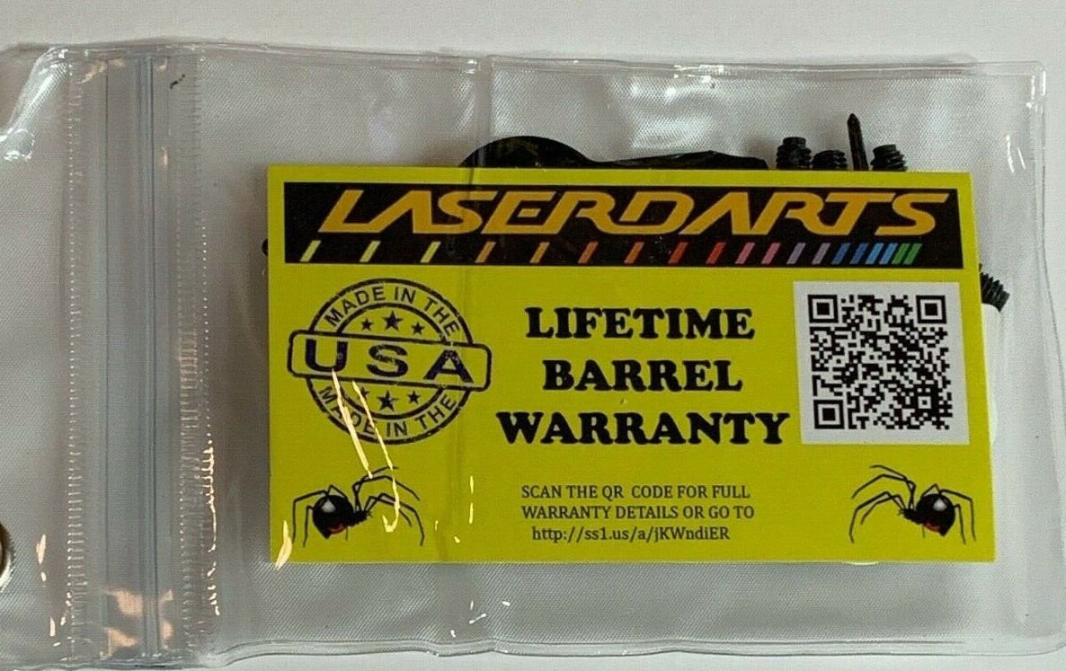 BLACK WIDOW LASER DARTS SOFT TIP 20 GRAM BRAND NEW FREE SHIPPING FREE FLIGHTS