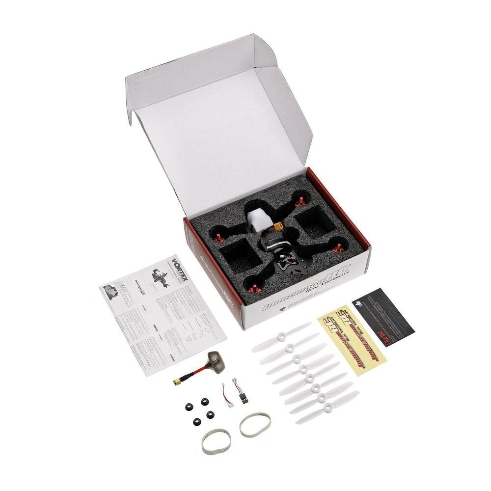 Immersion RC V18MSTDIN Vortex 180 Mini ARTF Quadcopter Racing Drone White 180mm