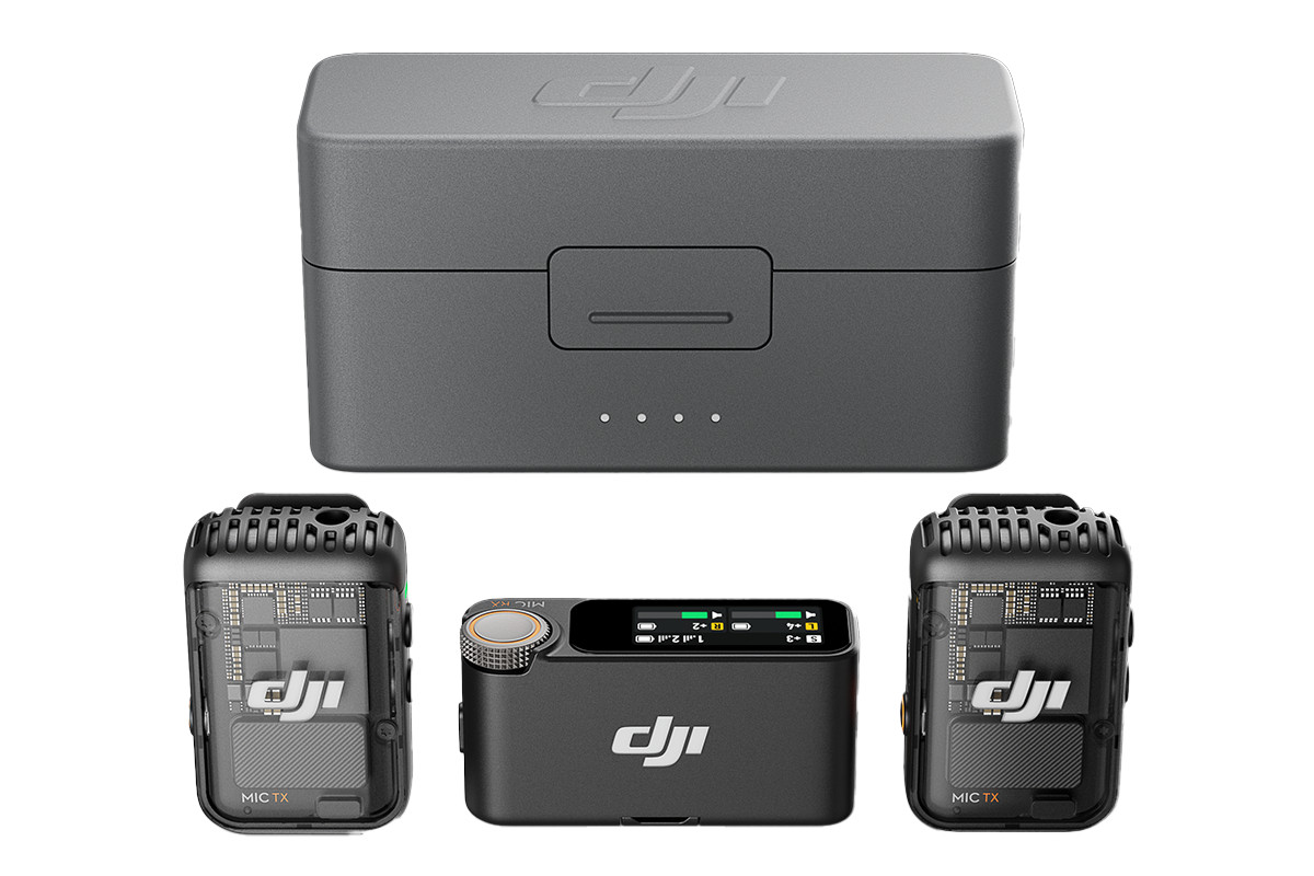 DJI Mic 2 Wireless Mic System for Camera & Smartphone (2TX  1RX  Charging Case)