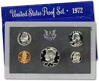 1972 Proof Set: 5 Coins - ($0.91 FV)
