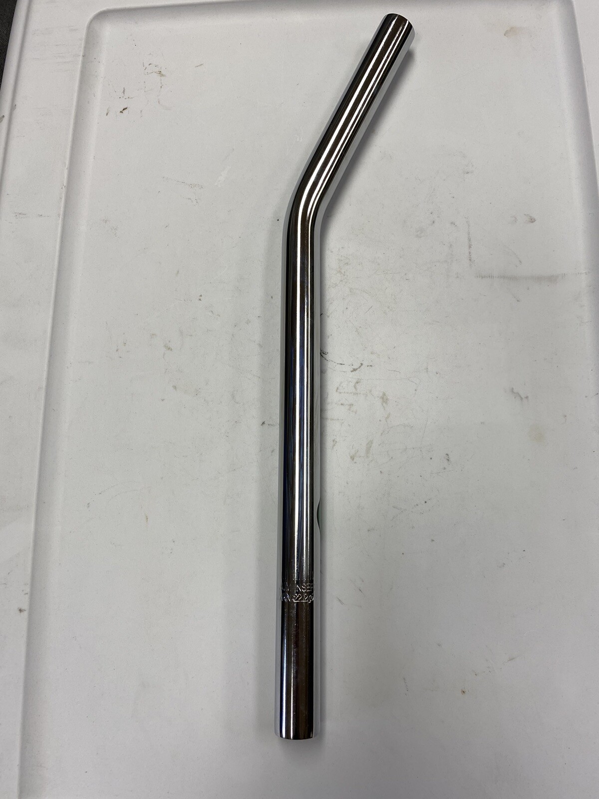 OLD SCHOOL BMX LAID BACK SEAT POST 4130 22.2mm 7/8" x 16" CHROME GT STYLE