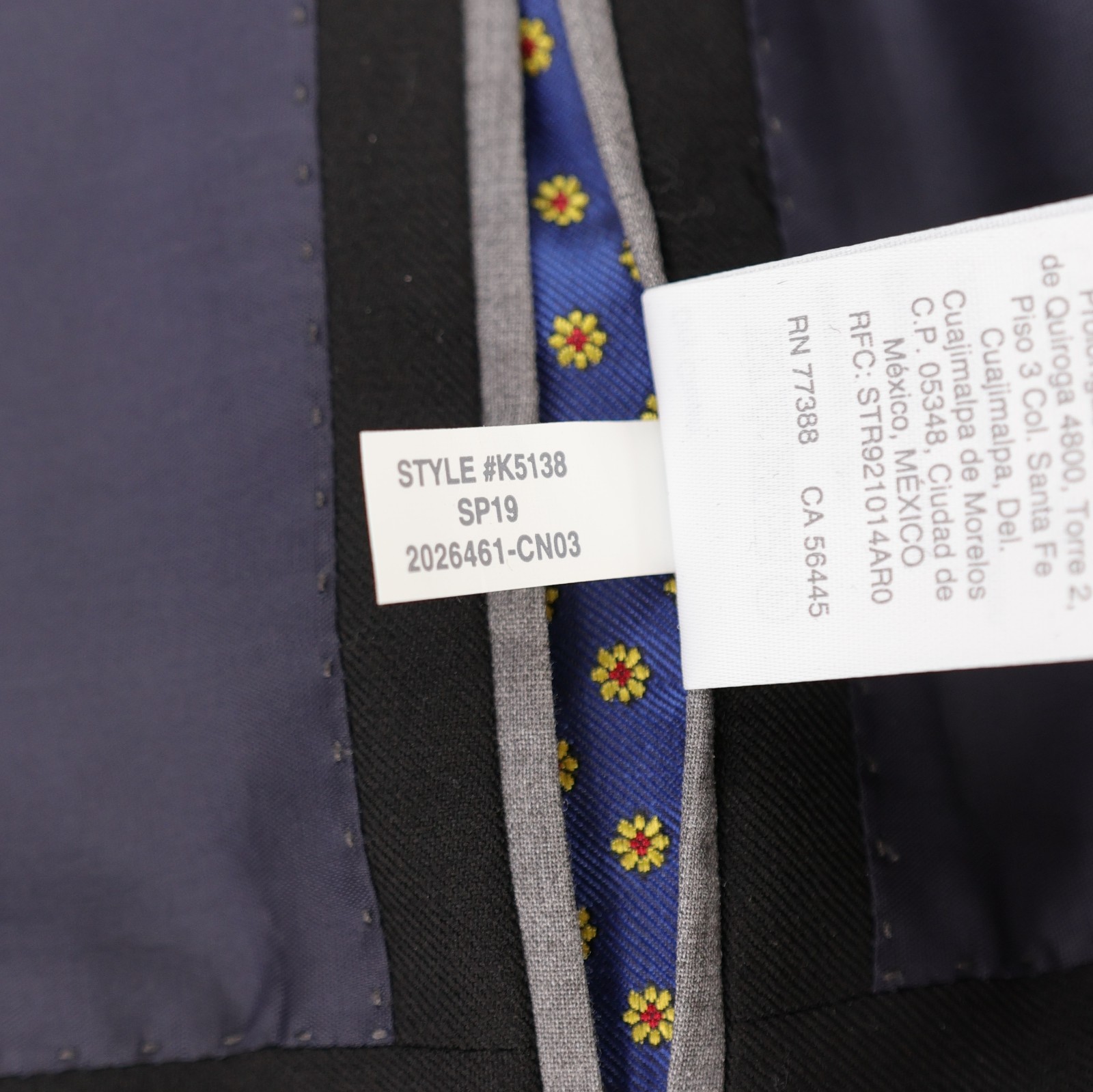 J Crew Ludlow Slim Suit Jacket Stretch Four-Season Wool Size 40S Black Blazer