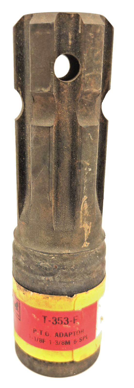 Tigco T353F Pto Adapter 1-1/8 F to 1-3/8 M 6 SPL- Fits Massey, Ford, New Holland