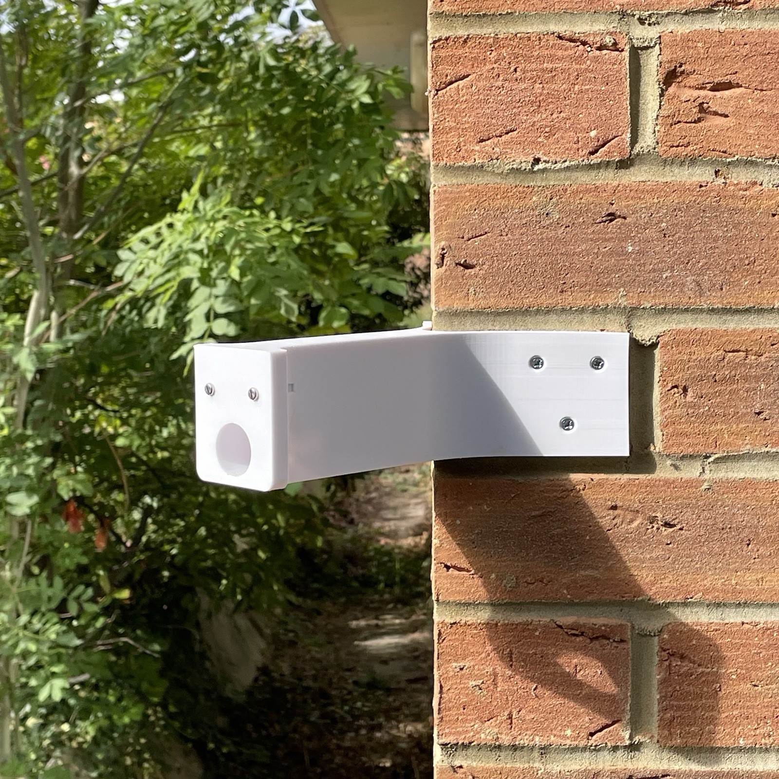 Eufy S4 Max NVR POE Corner Wall Mounting Bracket Arm Mount 130mm Long White