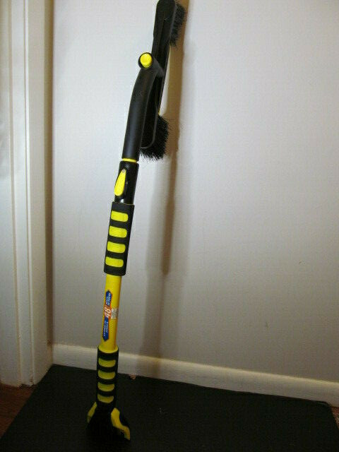 Subzero Ultimate Polar Votex Car Broom Extends Up to 48", Yellow 14180