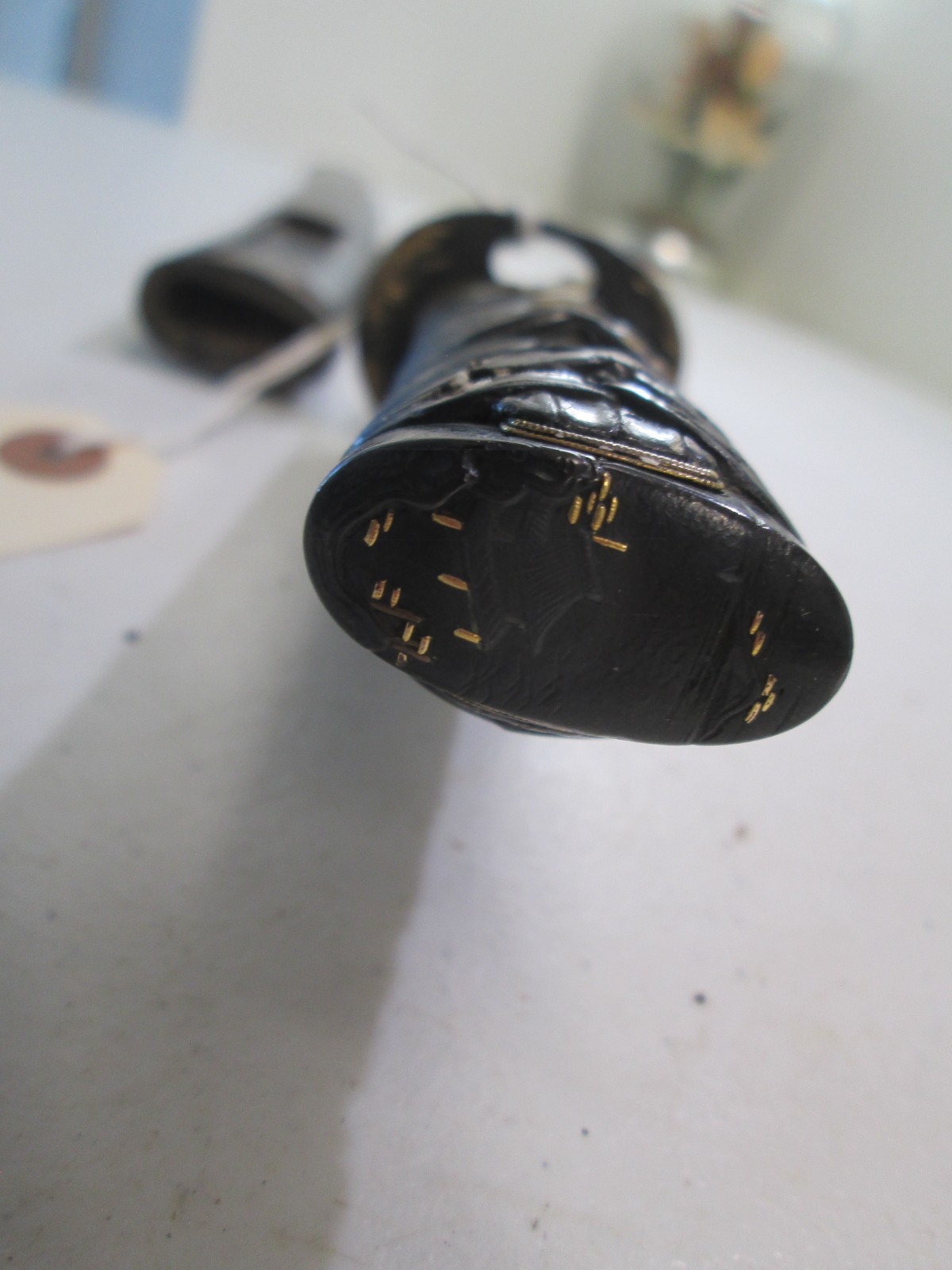 OVER 500 YEARS OLD SAMURAI JAPANESE DAGGER TANTO SWORD BIZEN UTSURI GROOVES #SF6