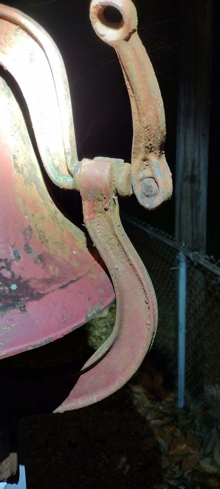 Late 1800s Crystal Metal Number 2 School Bell 19-20 Yoke Width