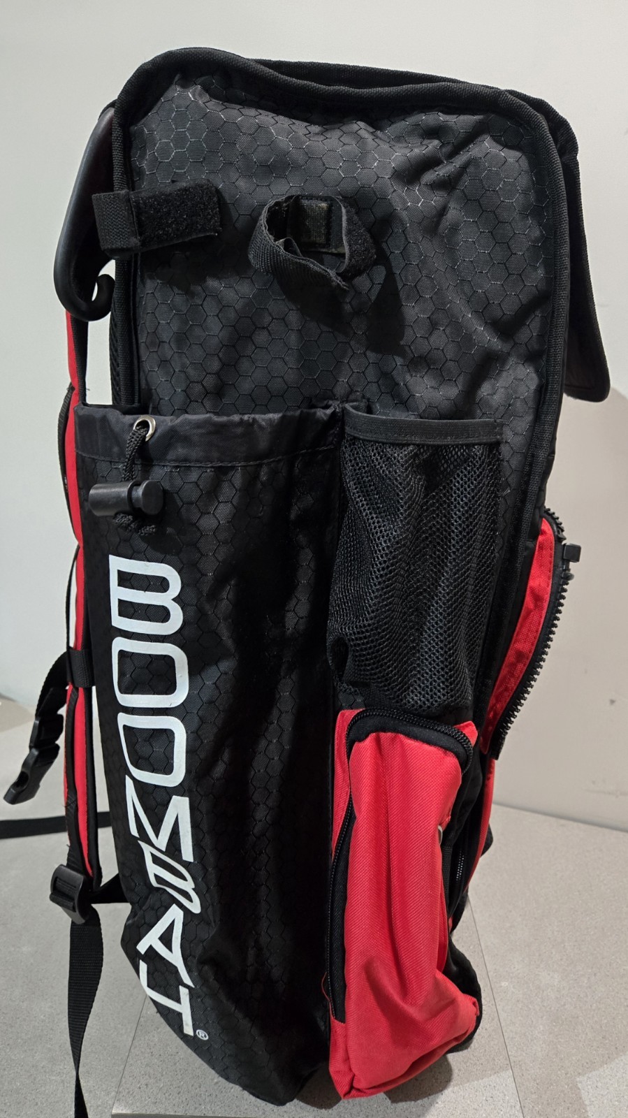 Boombah Superpack Red Black *missing Front Flap *