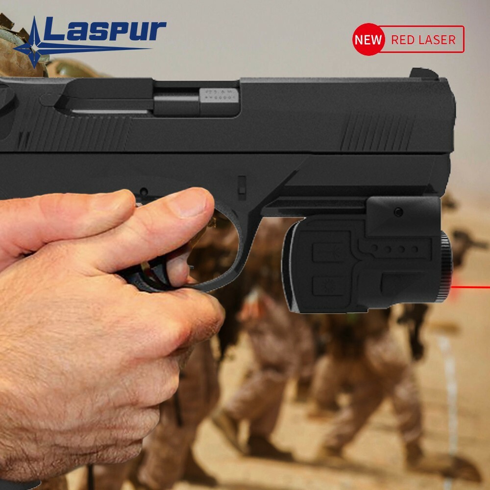LASPUR Sub Compact Red Laser Sight Light Combo rechargeable battery