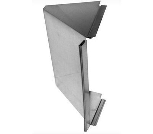 SOUTHWARK 0350410 Duct Reducer 4" to 10" Galvanized Steel 28 Gauge Connection