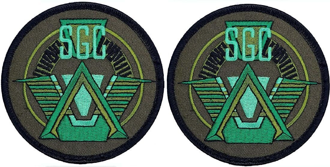 AIRFORCE STARGATE TEAM SCIFY MORALE PATCH  | 2PC HOOK BACKING 3.5"