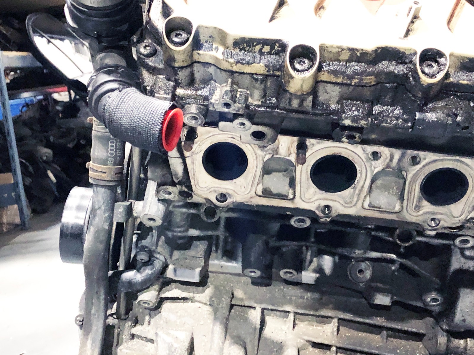 07-08 Audi A4 A6 C6 B7 BKH Engine Longblock 3.2 FSI V6 137K MILES COMPRS TESTED