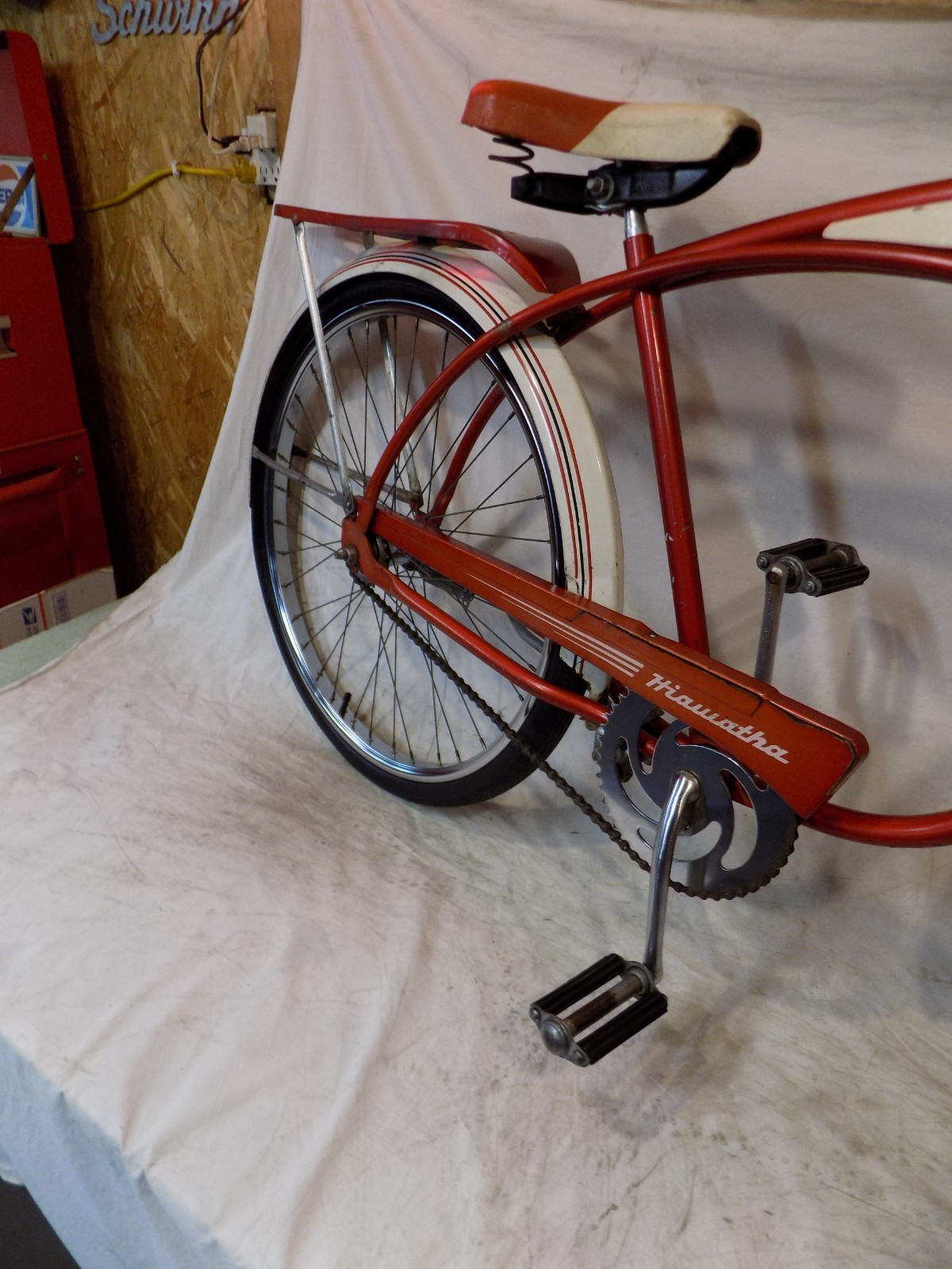 1960s HIAWATHA MENS TANK BIKE SPACELINER SEARS FLITELINER JC HIGGINS MURRAY JET!