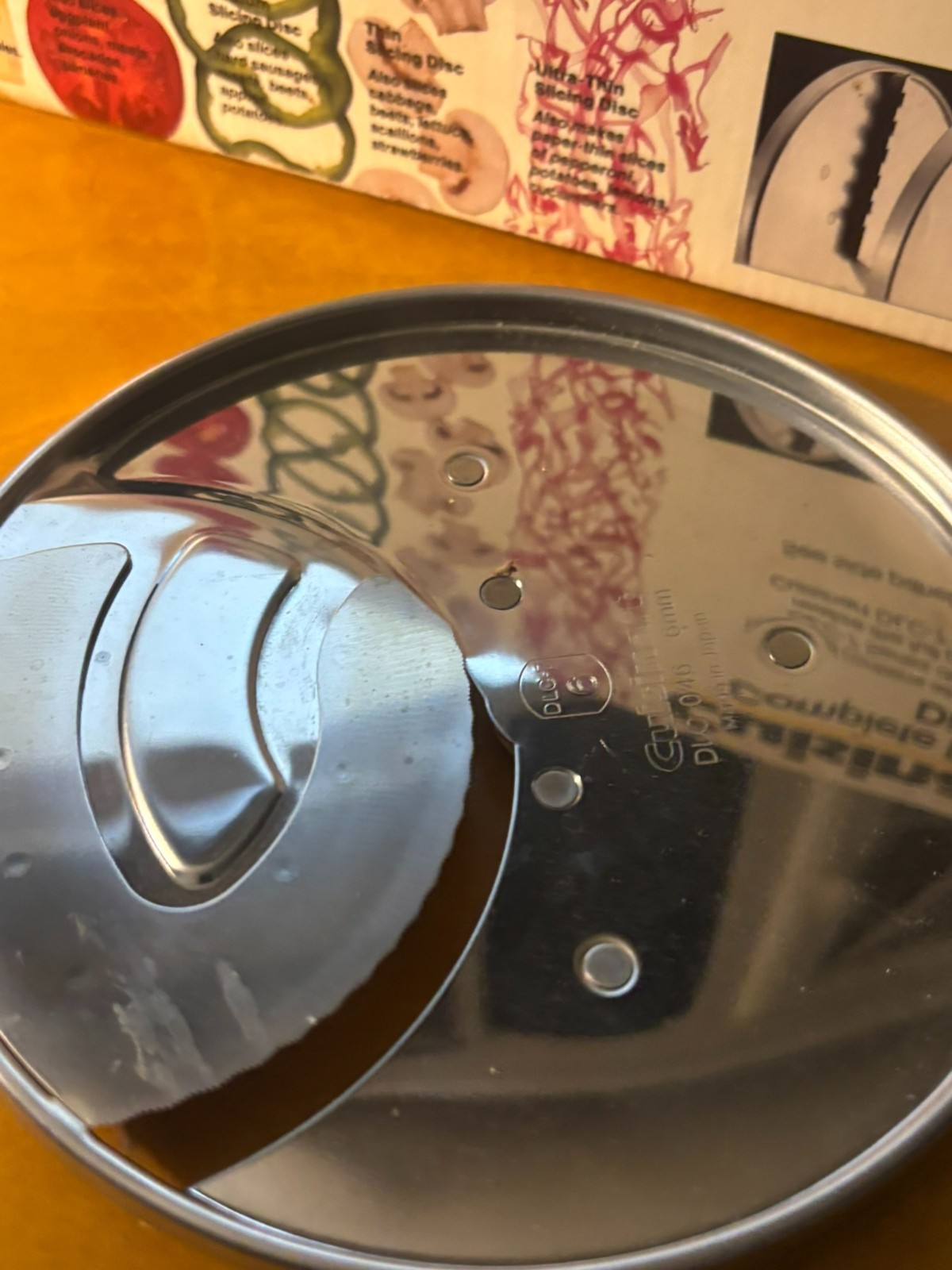 Cuisinart DLC-7 Complete 9 Blade Disc Set in Box EUC ~ Plus DLC-037 Med. Blade