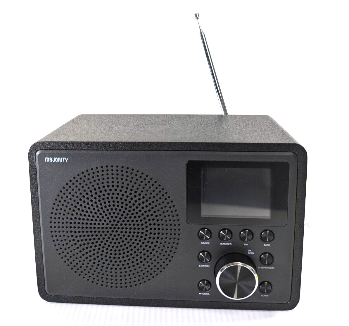 Majority Touro Internet Radio with WiFi and FM DSP Speaker Black