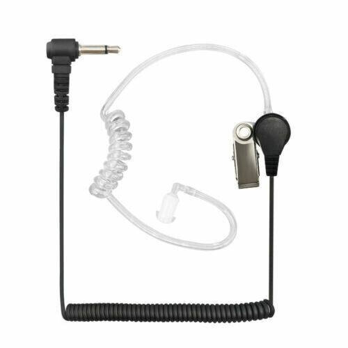 3.5mm Listen Only Acoustic Tube Police Headset Earpiece for Speaker Mic