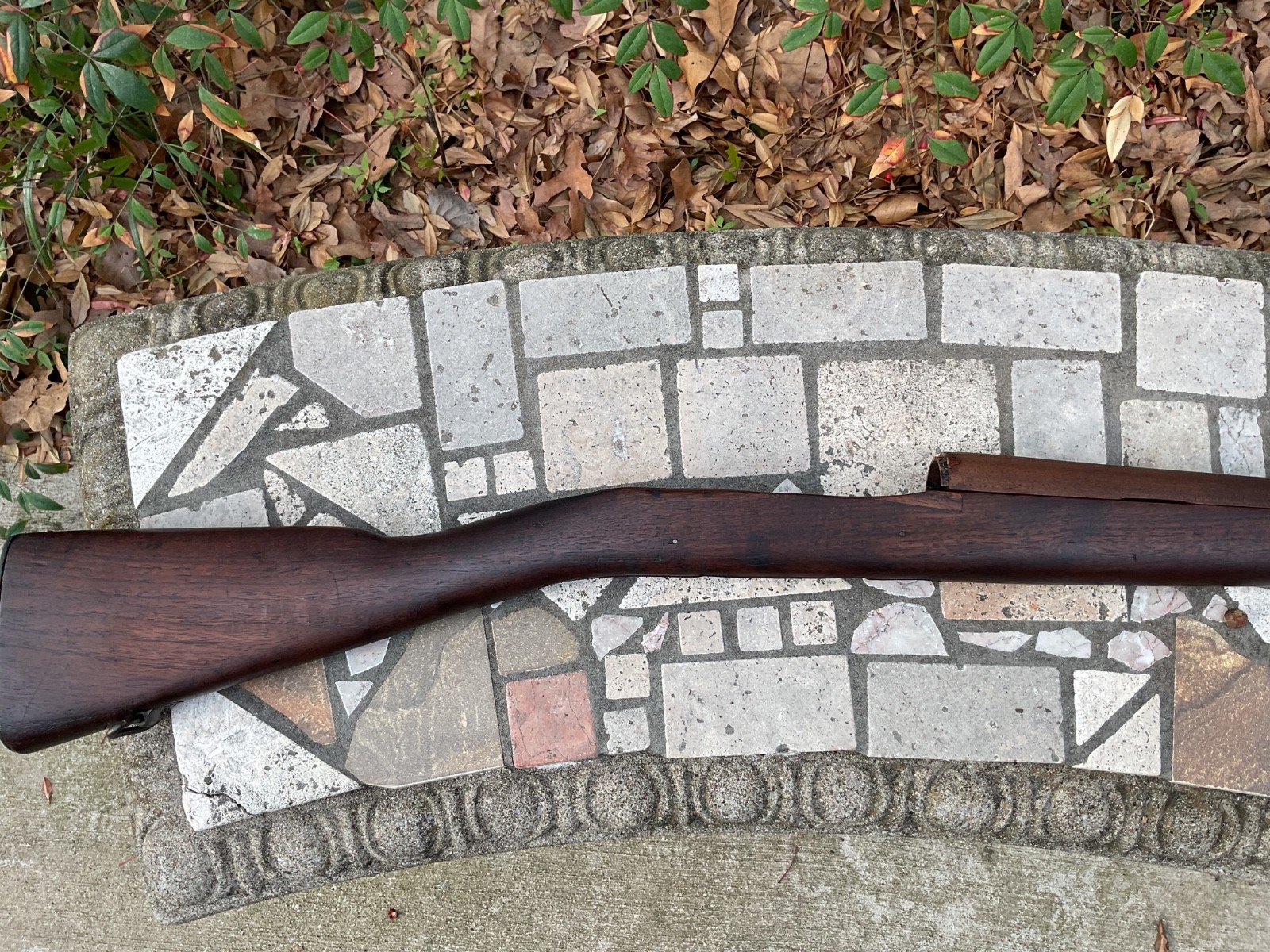 REMINGTON 1903A3 stock, handguard and hardware as shown.